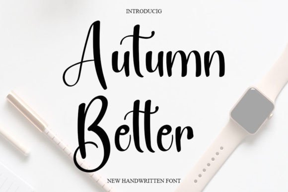 Autumn Batter: A Joyful Script Font for Romantic Brands
