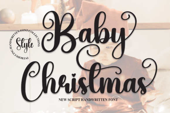 Baby Christmas: A Delicate Script Font for Branding Projects