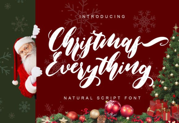 Christmas Everything Font: A Script Favorite for Modern Web Layouts