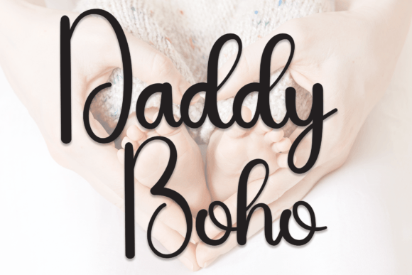 Daddy Boho: A Friendly Handwritten Font for Crafters and Creators