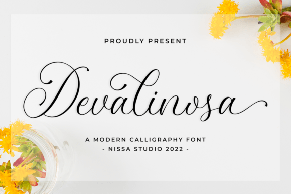 Devalinosa: A Modern Script Font for Elegant Branding