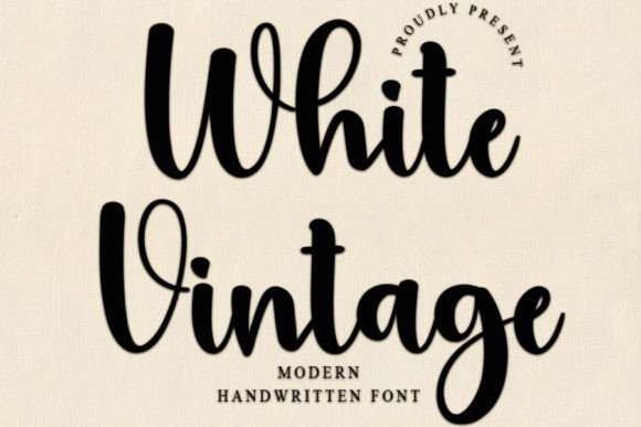Discover White Vintage: A Craft-Oriented Handwritten Font