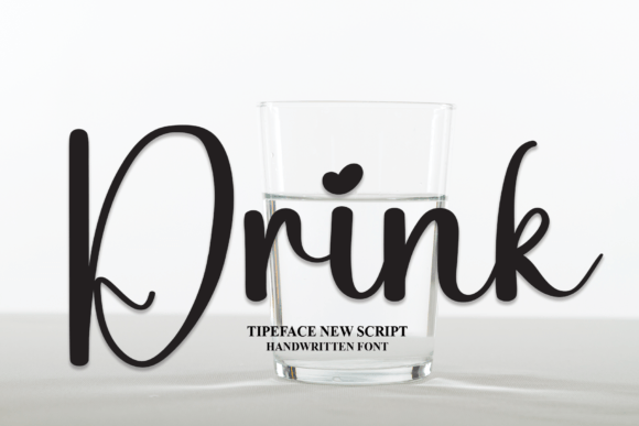 Drink Font: A Warm & Friendly Script for Digital Branding