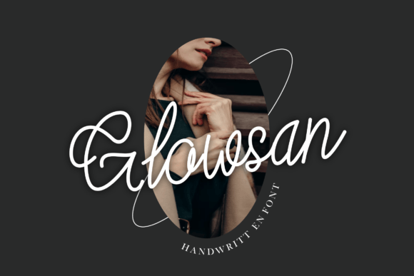 Glowsan: A Modern Script Font for Web Design
