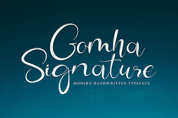 Gomha Signature: A Font for Modern Marketing Communication
