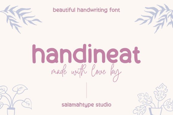 Handineat: A Trustworthy Font for Real-Maker Projects