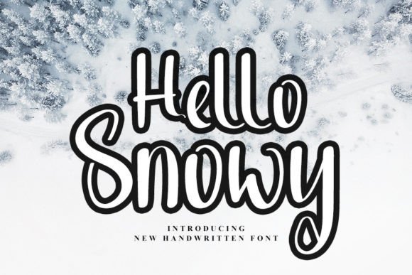 Hello Snowy: A Display Font Built for Modern Web Design
