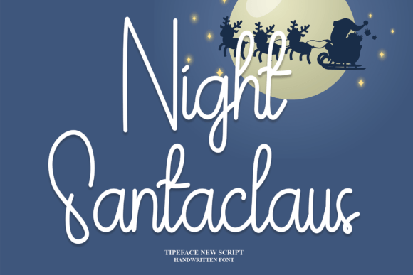 Night Santaclaus: A Friendly Handwritten Font for Your Business