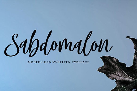 Sabdomalon: A Script Font Built for Branding