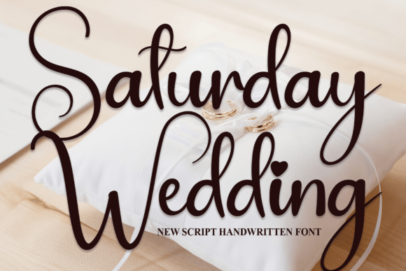 Saturday Wedding: A Friendly Handwritten Font for Your Creative Projects