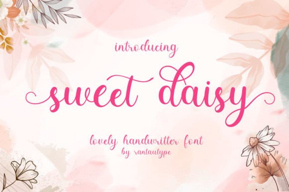 Sweet Daisy: A Script Font for Real-World Design Projects
