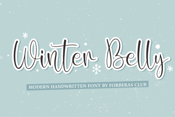 Winter Belly: A Gentle Script Font for Warm Branding