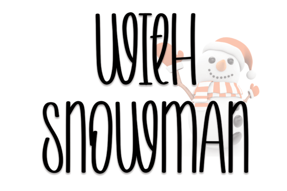 With Snowman: A Script Font for Editorial Personality